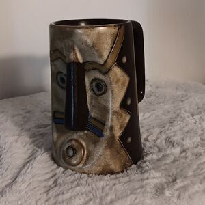 Mara Mexican Art 3D Tribal Face Mug